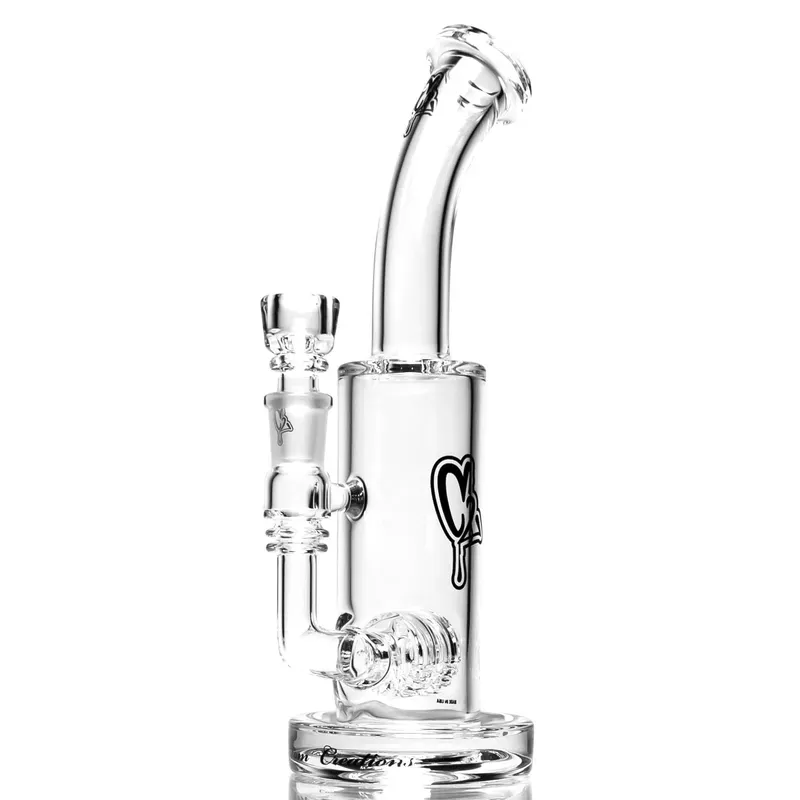 C2 Custom Creations – Fixed Barrel Bubbler – 50mm – Black Drip Label