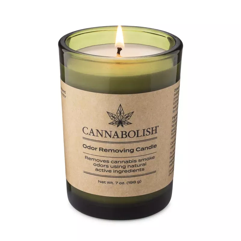 Cannabolish Smoke Eliminator Candle – Wintergreen 7oz
