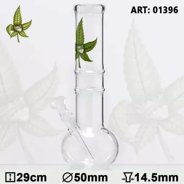 CannaHeroes | 11 ” Glass Water Pipe