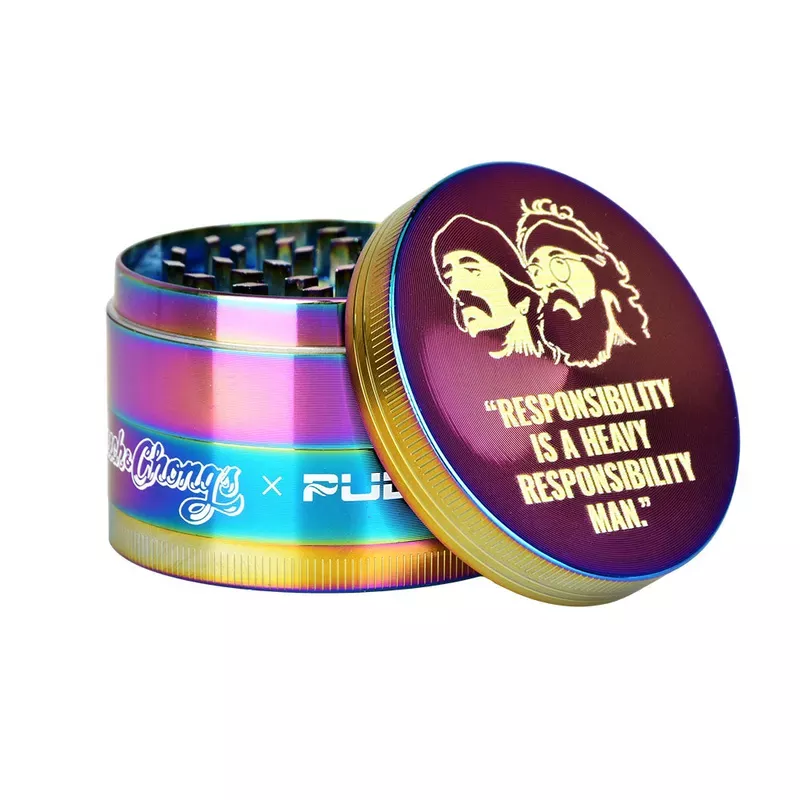 Cheech & Chong’s™ x Pulsar Rainbow Metal Grinder