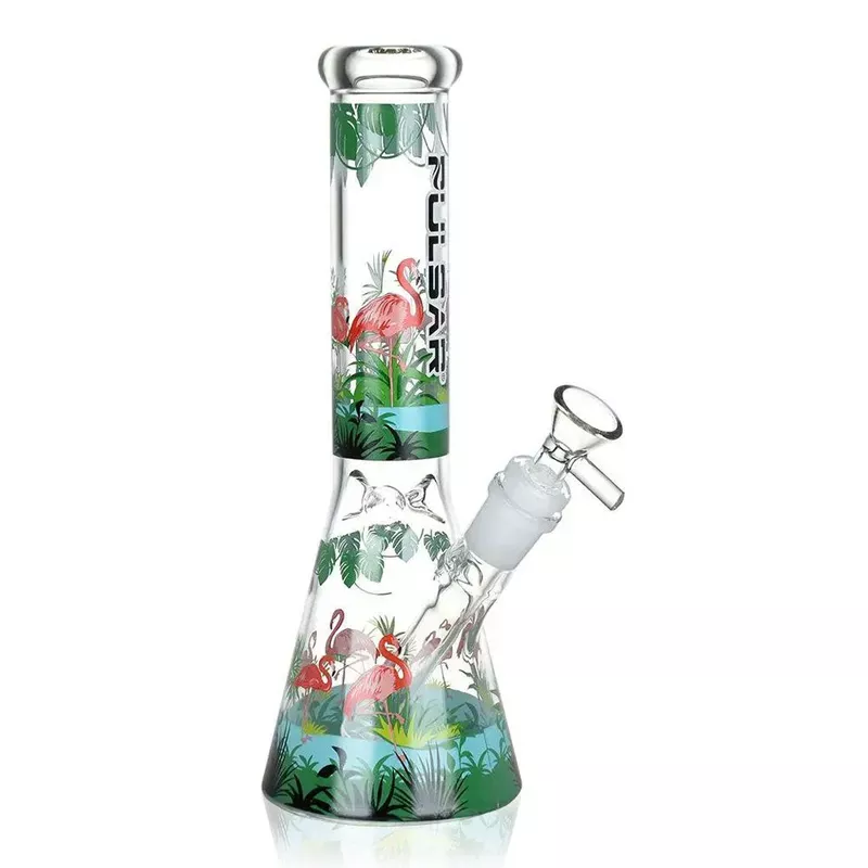 Chillin’ Flamingos Beaker Bong