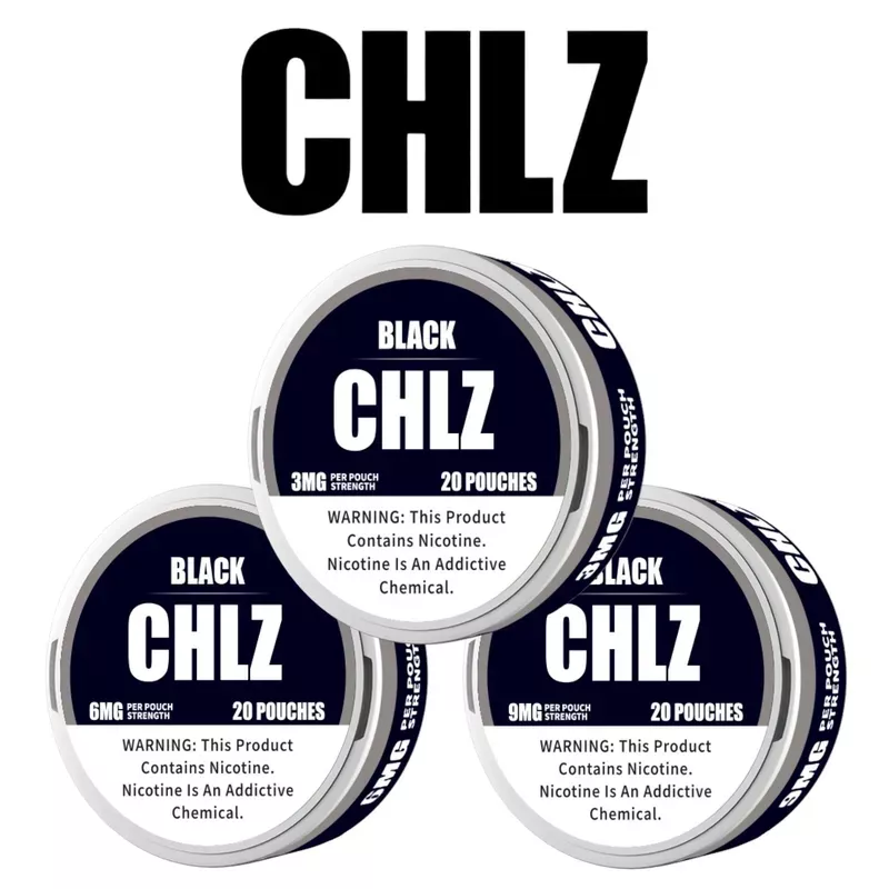 CHLZ Nicotine Pouch 20ct – Black