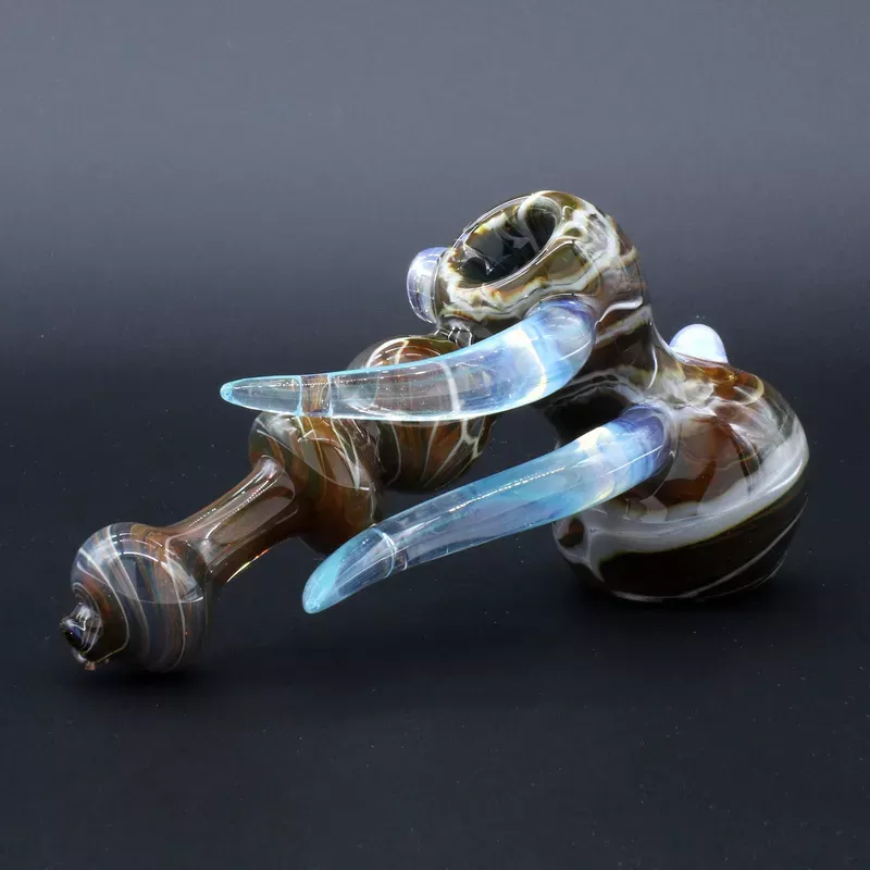 Clayball Glass “Aurora Nebula ” Heady Hammer Bubbler