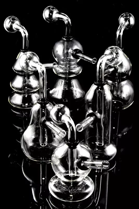 Clear Glass Oil Burner rig 3.5 to 5 inches