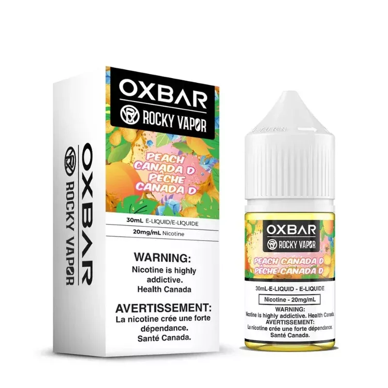 [CLEARANCE] Rocky Vapor x Oxbar E-Liquids – Peach Canada D
