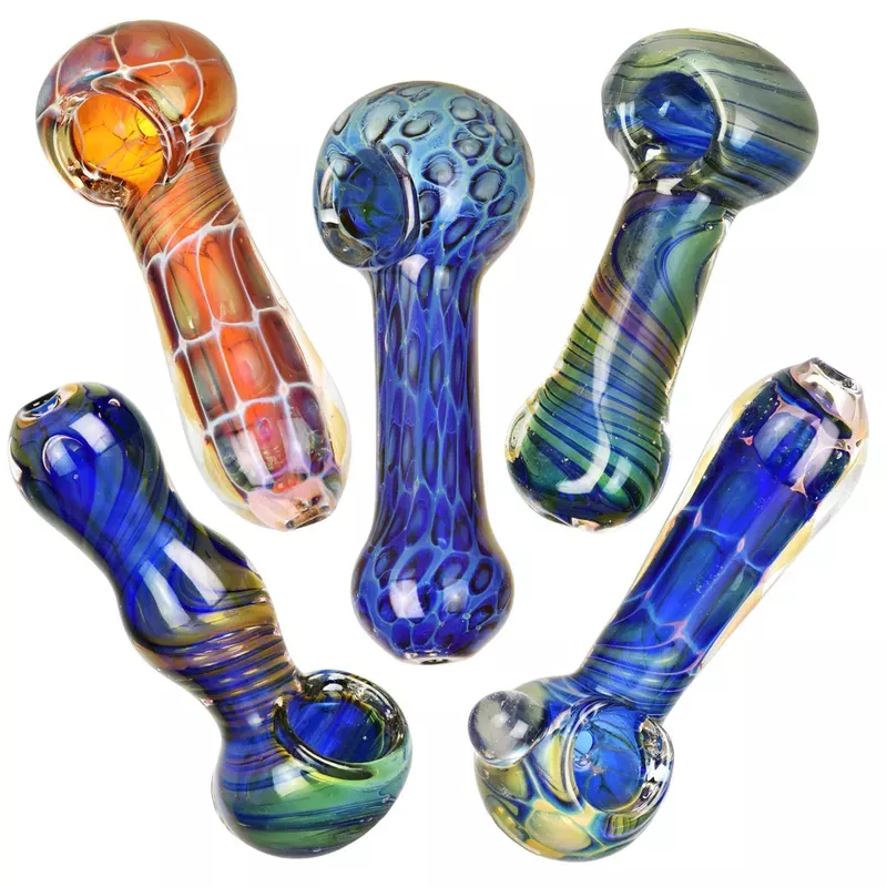 Color Work Spoon Pipe – 3.75-4 “/Assorted – 20PC BUNDLE