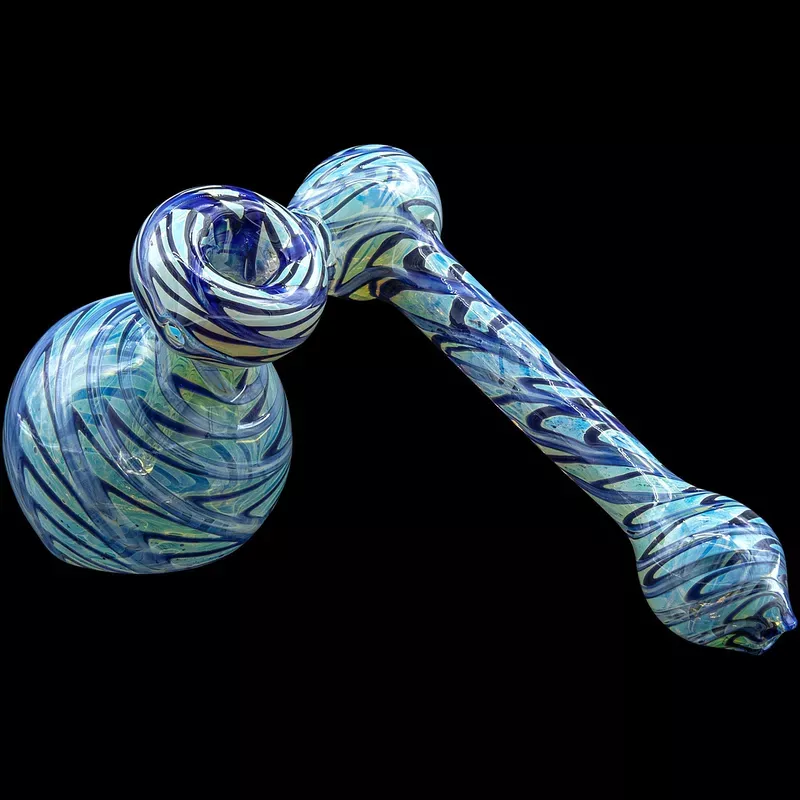 “Colored Sidecar ” Fumed Sidecar Bubbler Pipe (Various Colors)
