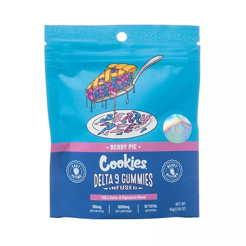 Cookies Berry Pie THC-A + Delta 9 Gummies – 10ct