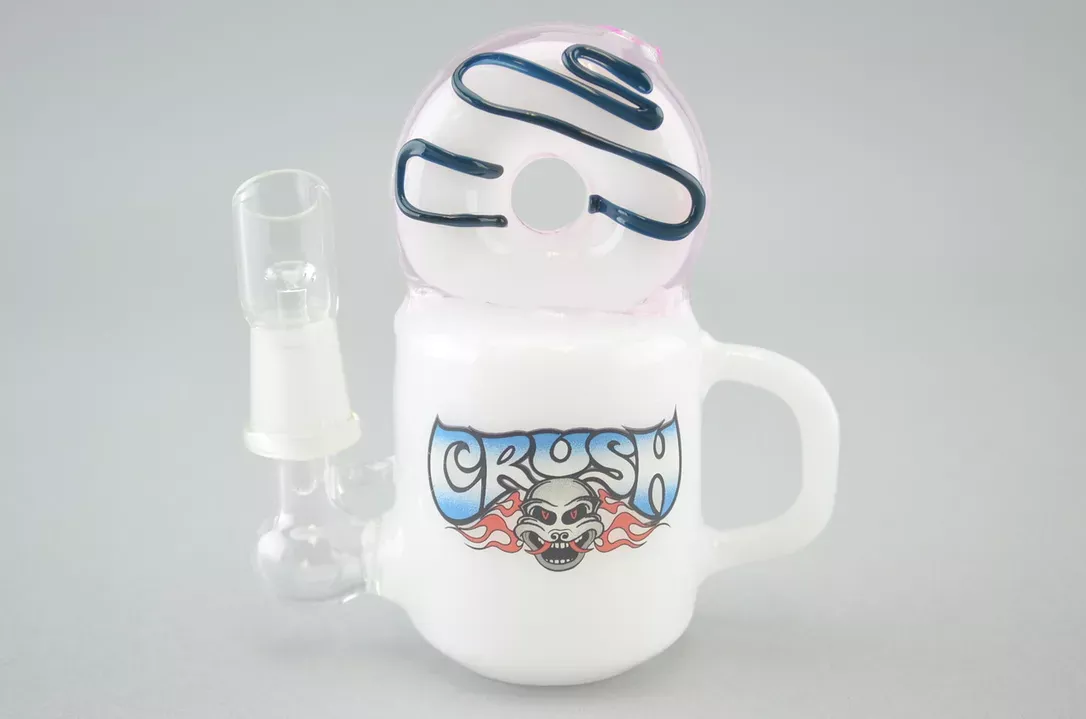 CRUSH – “Dunkin Donut” Dab Rig w/ 14mm Dome & Nail – #2