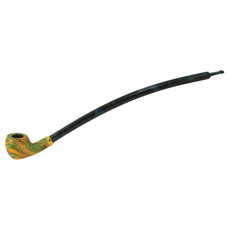 Curved Brandy Rainbow Cherry Wood Shire Pipe