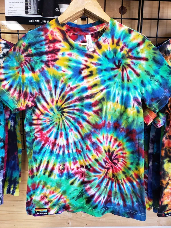 THE DAB LAB – Tie Dye T-Shirt – Medium – #2 (Handmade in the USA)