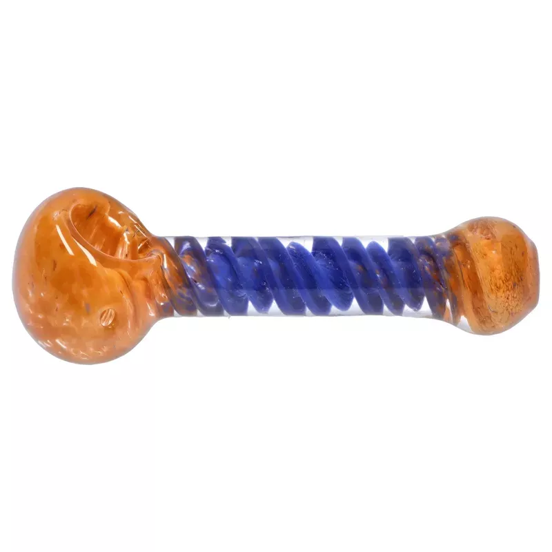 DankStop Frit Spiral Spoon Pipe – 4.5 in.