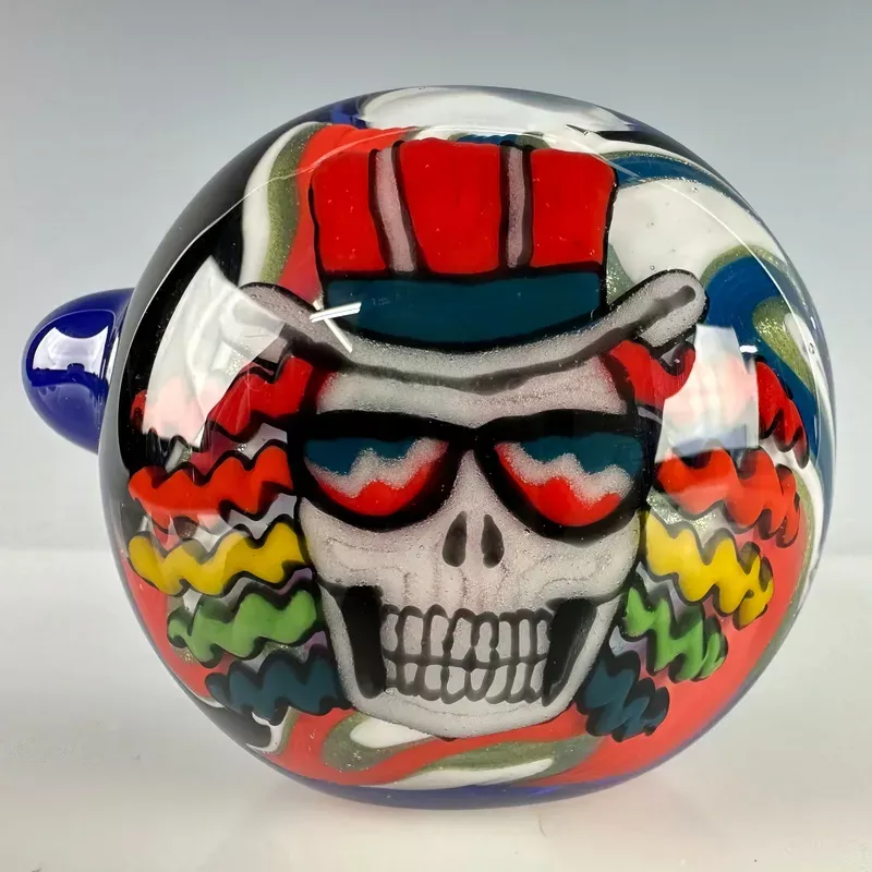 “Dead Uncle Sam ” Disc-Flip Spoon by Hillary Cooper