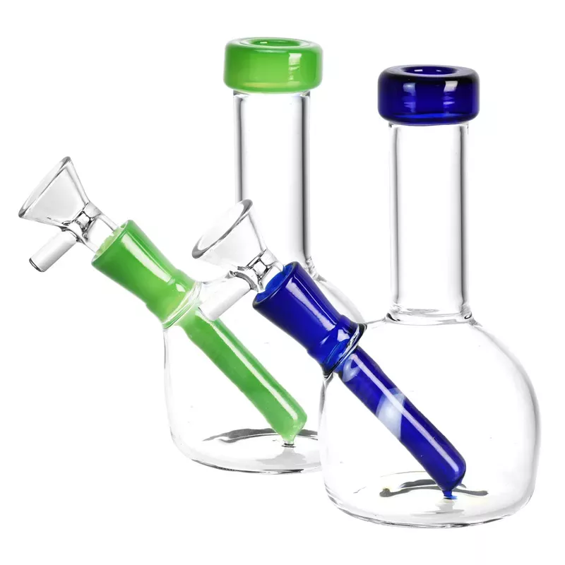 Dome Beaker Mini Water Pipe – 5.25 “/14mm F/Colors Vary