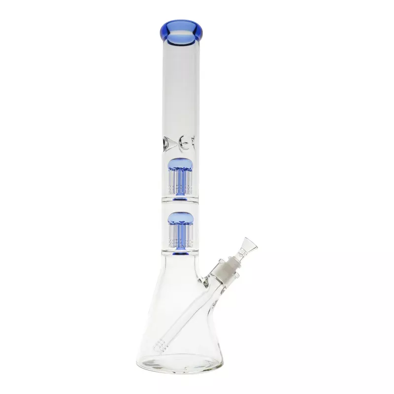 Double Colored Tree Perc Beaker – 18in