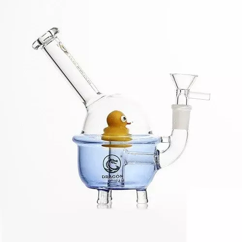 Dragon Glass Duck in Space – Unique Cosmic Décor for Your Home