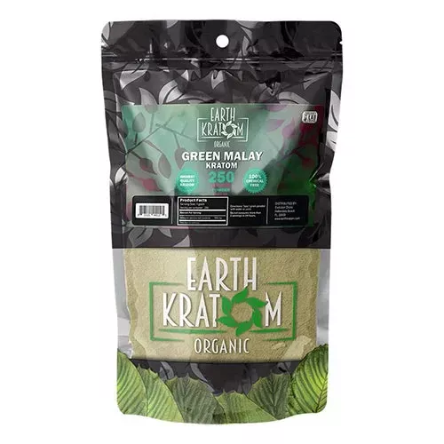 Earth Kratom Green Malay – 250g Powder