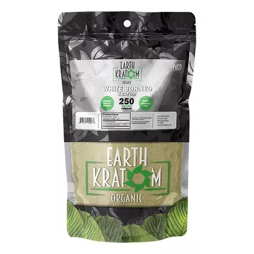 Earth Kratom White Borneo – 250g Powder
