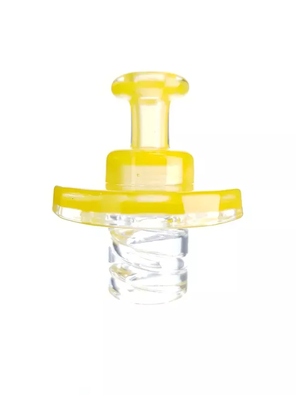 EL3CTRO – Faceted Glass Spinner Carb Cap w/ Ruby Dab Pearl – #5
