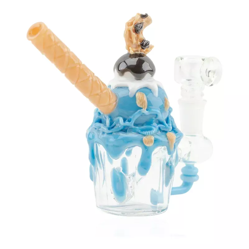 Empire Glassworks Cookie Monster Sundae Nano Rig – 6in