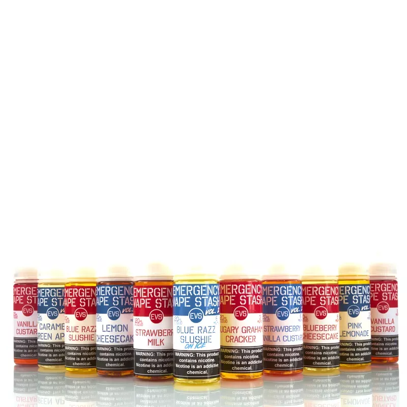 EVS Vape Juice – Emergency Vape Stash (3mg/100ml, 6mg/100ml)