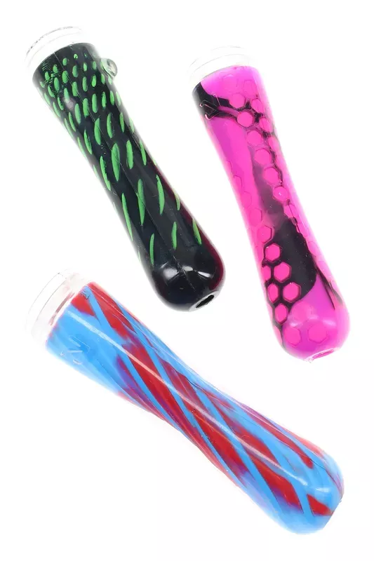 Eyce ORAFLEX Shorty Silicone One-Hitter – 3½″ – Assorted Colors