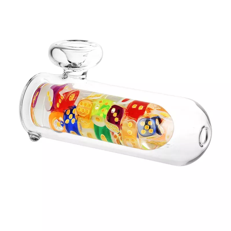 Feelin’ Lucky Glass Hand Pipe – 5.25 “