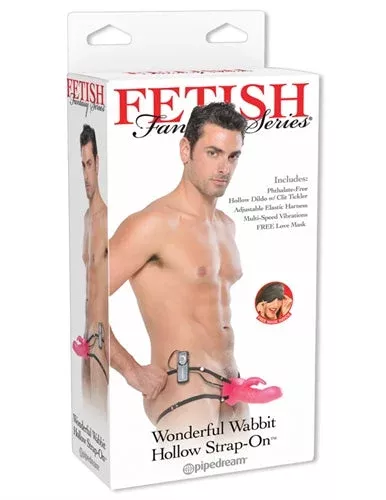 Fetish Fantasy Wonderful Wabbit Hollow Strap-on – Pink