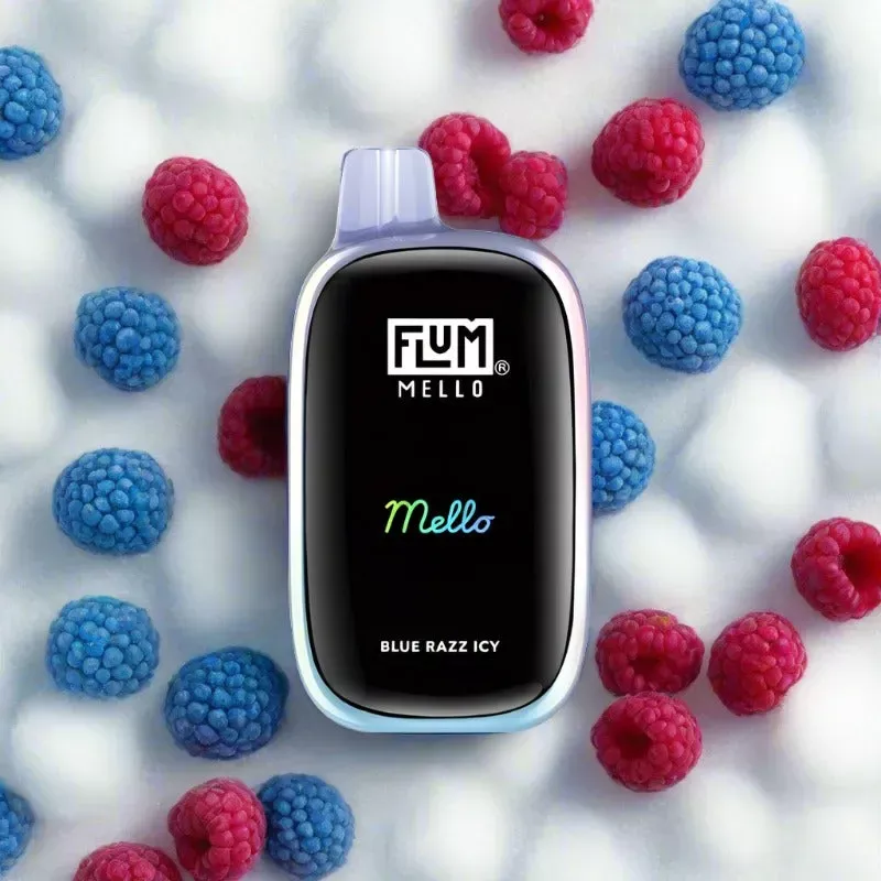 Flum Mello 20k – Blue Razz Icy