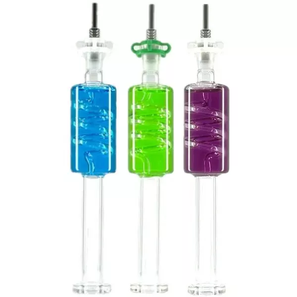 Freezable Coil Dab Straw