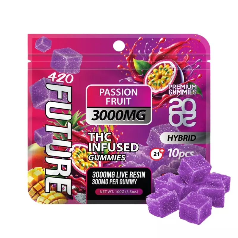 Future THC-A Infused Passion Fruit Gummies – 3000mg