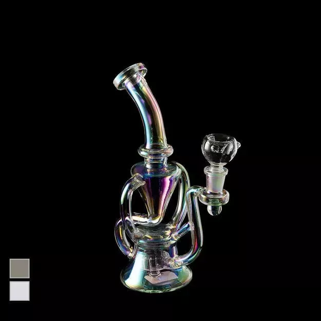 Garden of Eden – 9″ Double Uptake Klein Bong