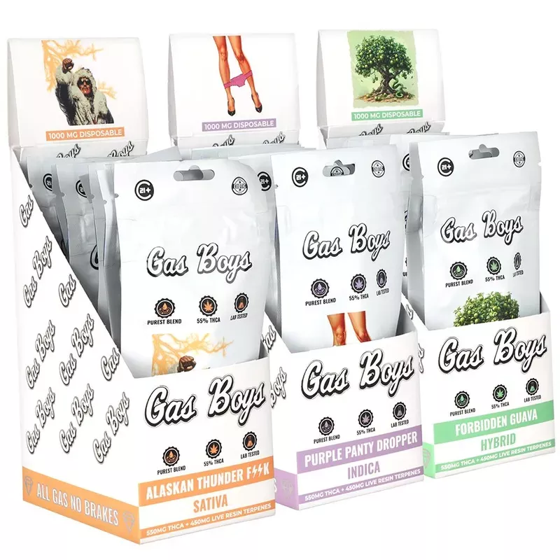 Gas Boys THCA Disposable Vape | 1g | 10ct Display