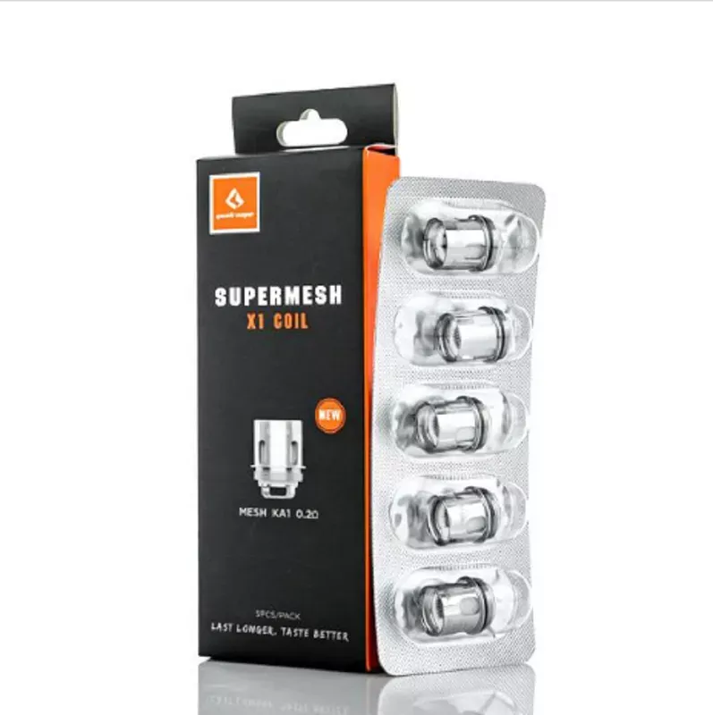 Geek Vape Super Mesh X2 Coil – 5 Pack 0.4 ohm SALE