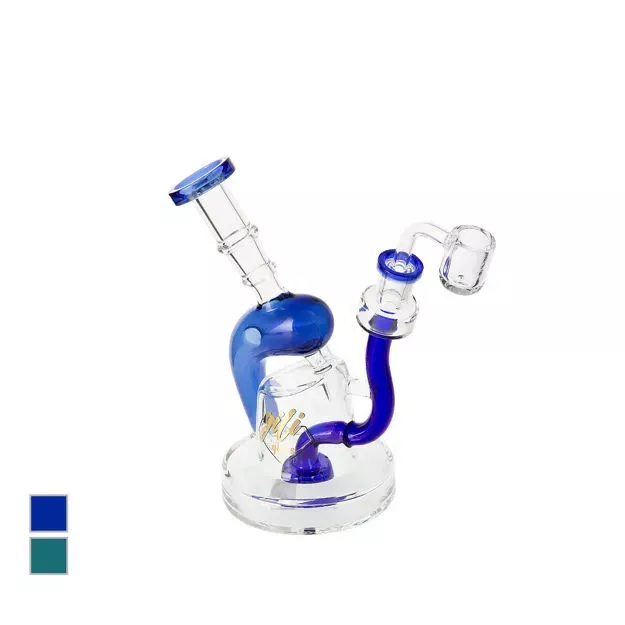 Gili Glass – Distillation 7″ Showerhead Recycler Dab Rig