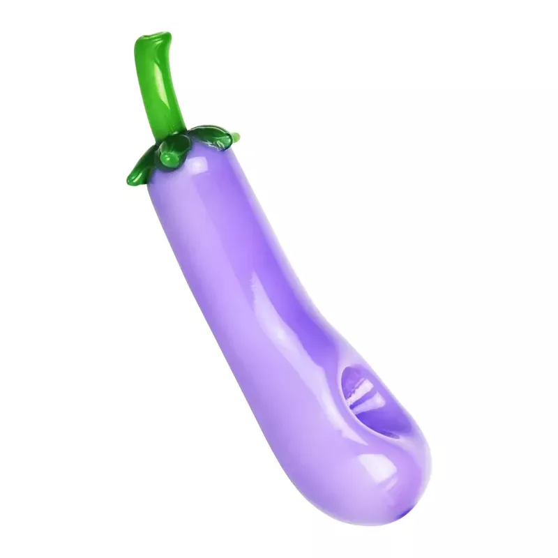 Glass ? Eggplant Hand Pipe