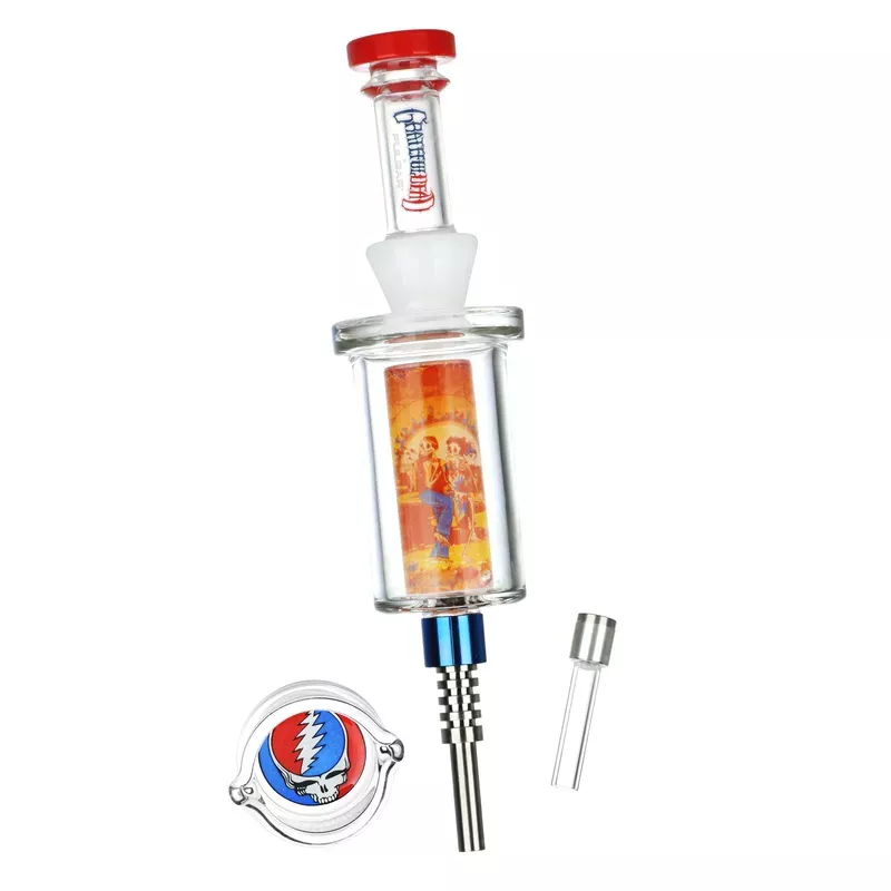 Grateful Dead x Pulsar Inside Print Vapor Vessel & Dab Dish (Sunset Dance)