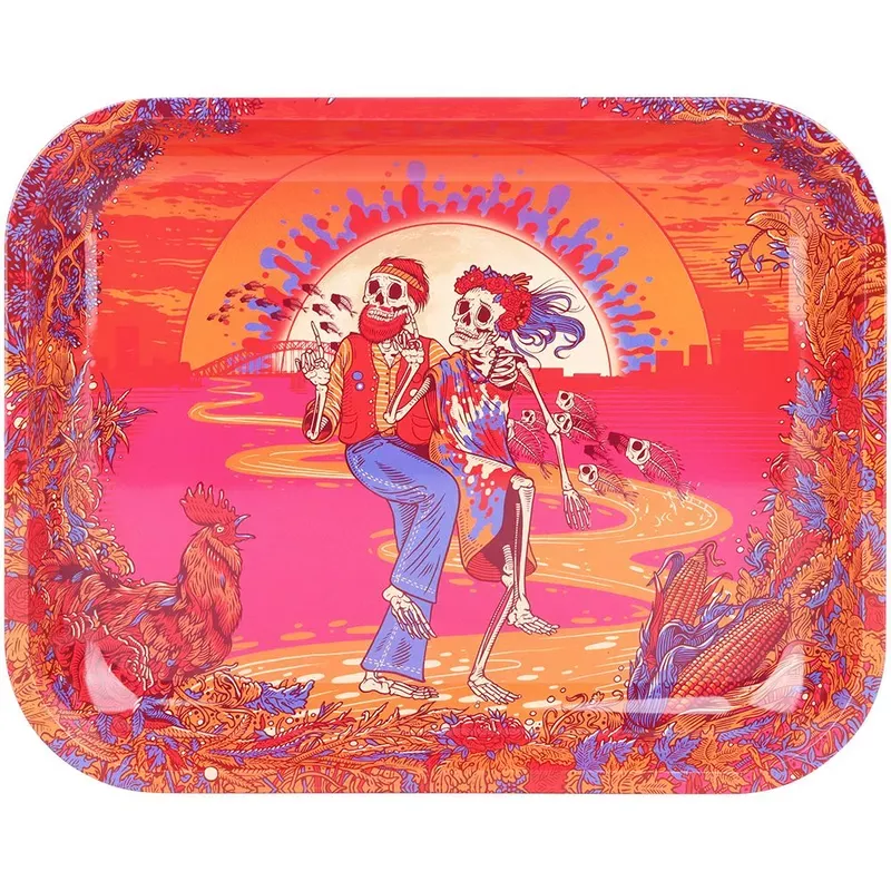 Grateful Dead x Pulsar Large Metal Rolling Tray (Sunset Dance)