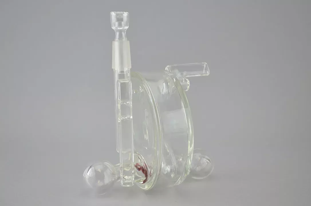 HAMM’S WATERWORKS – Rocking Chair Vapor Rig w/ Domeless Quartz Nail – Red Elvis