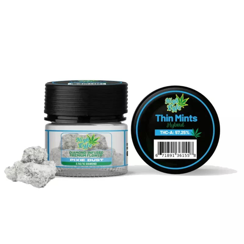 High Lyfe THC-A Pixie Dust Thin Mint Flower