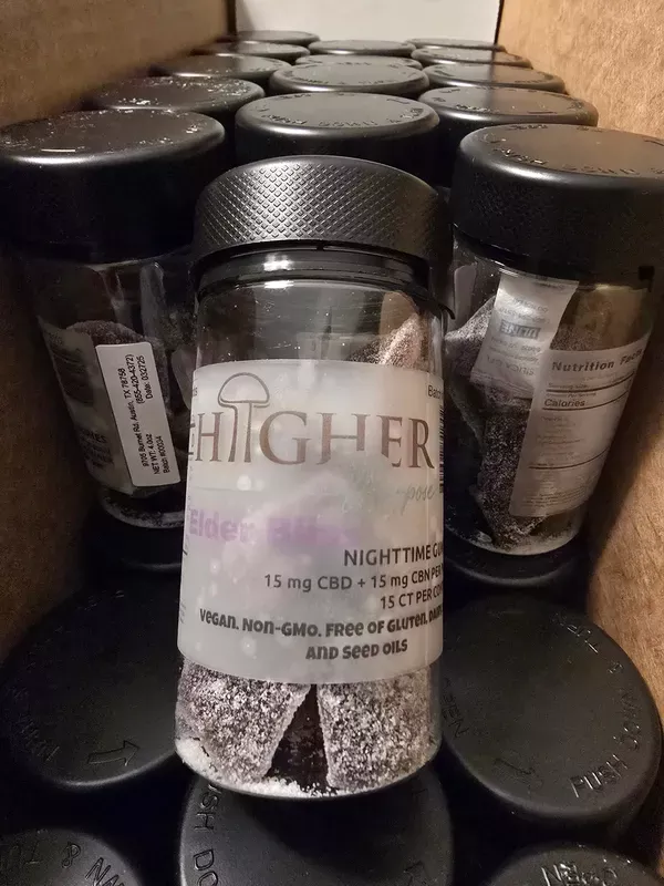 HIGHER PURPOSE CBD GUMMIES 15CT. Elder Bliss