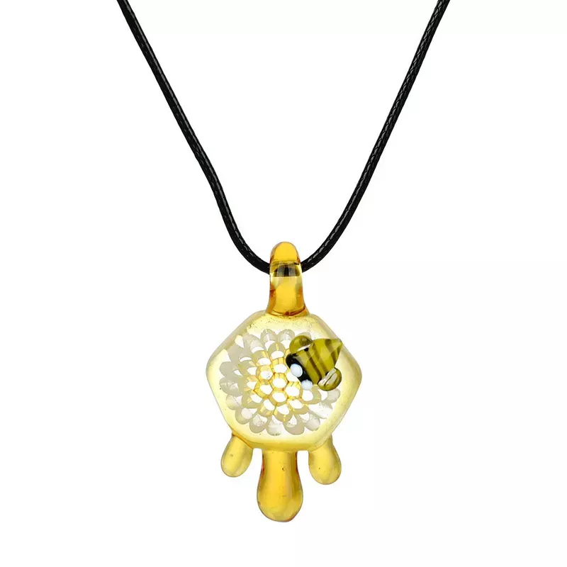 Honey Bee Drippin’ Pendant Necklace | 19 “
