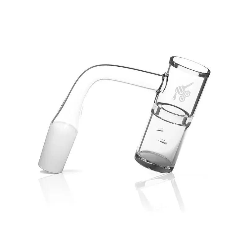 Honey Well 90° Quartz Banger – Yellow Line
