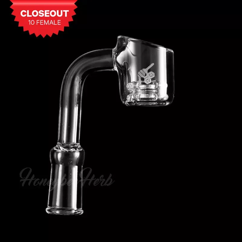 HONEYCOMB KNOT QUARTZ BANGER – 90° DEGREE | YL-CLOSEOUT