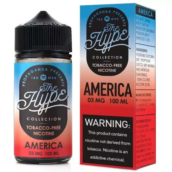 The Hype America by Propaganda E-liquids – (100mL)