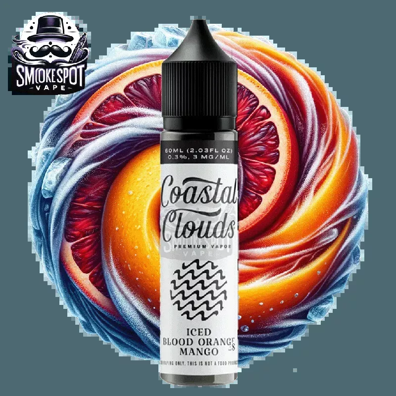 Iced Blood Orange Mango 6MG E-Juice by Coastal Clouds 60ML