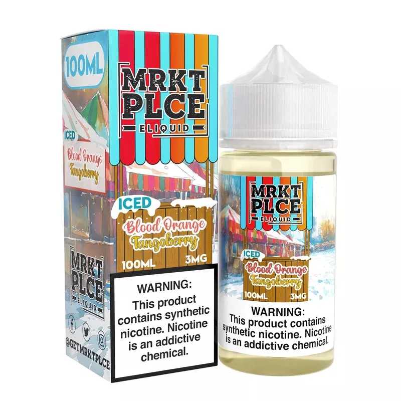 Iced Blood Orange Tangoberry – MRKT PLCE 100ml | Online Vape Shop