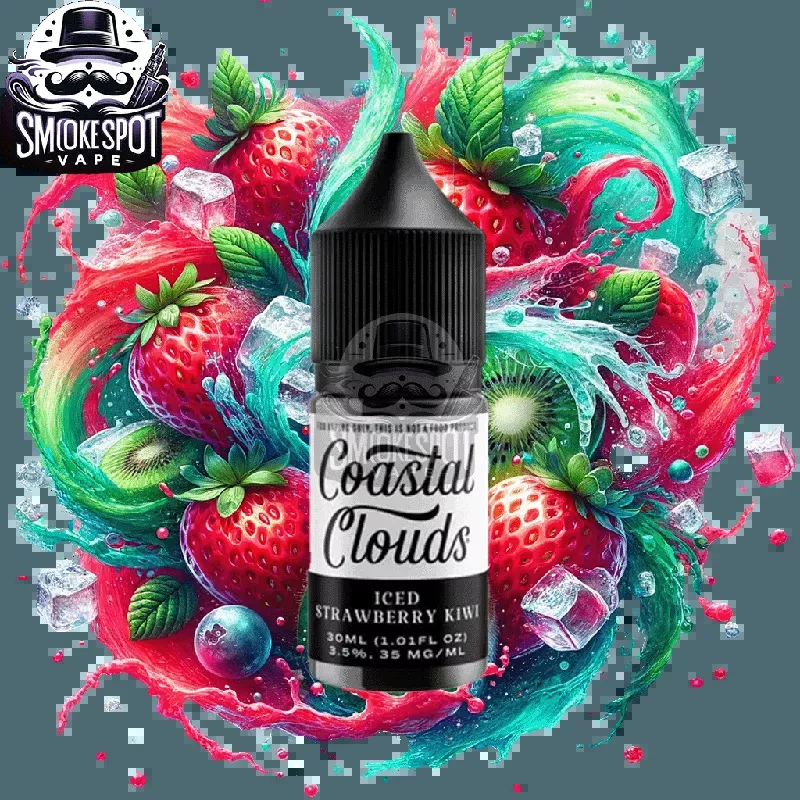 Iced Strawberry Kiwi 35MG Coastal Clouds 30ML E-Juice