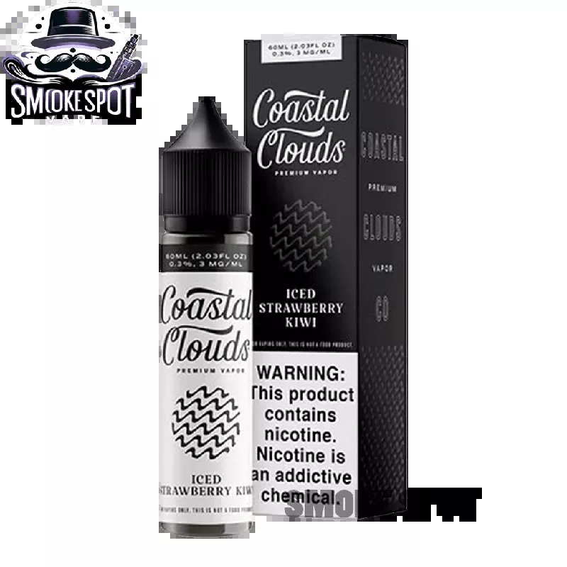 Iced Strawberry Kiwi 6MG Coastal Clouds 60ML Vape Juice