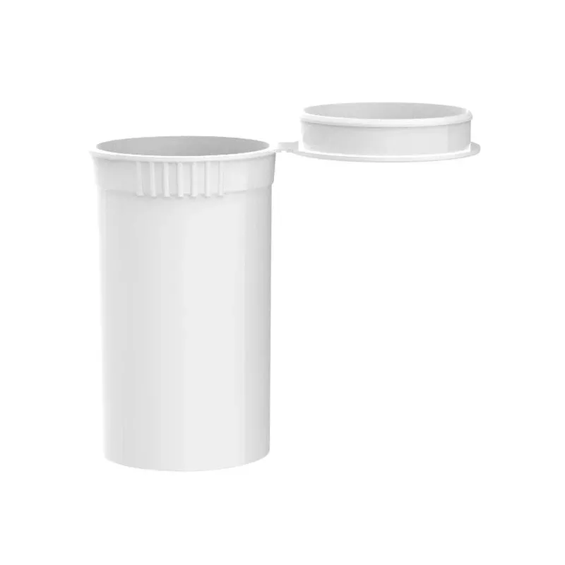 Intertech 19 Dram Pop Top Vial – 1/8 Oz – White – (14,976 Count Per Pallet)